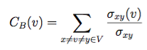 Vertex Betweenness